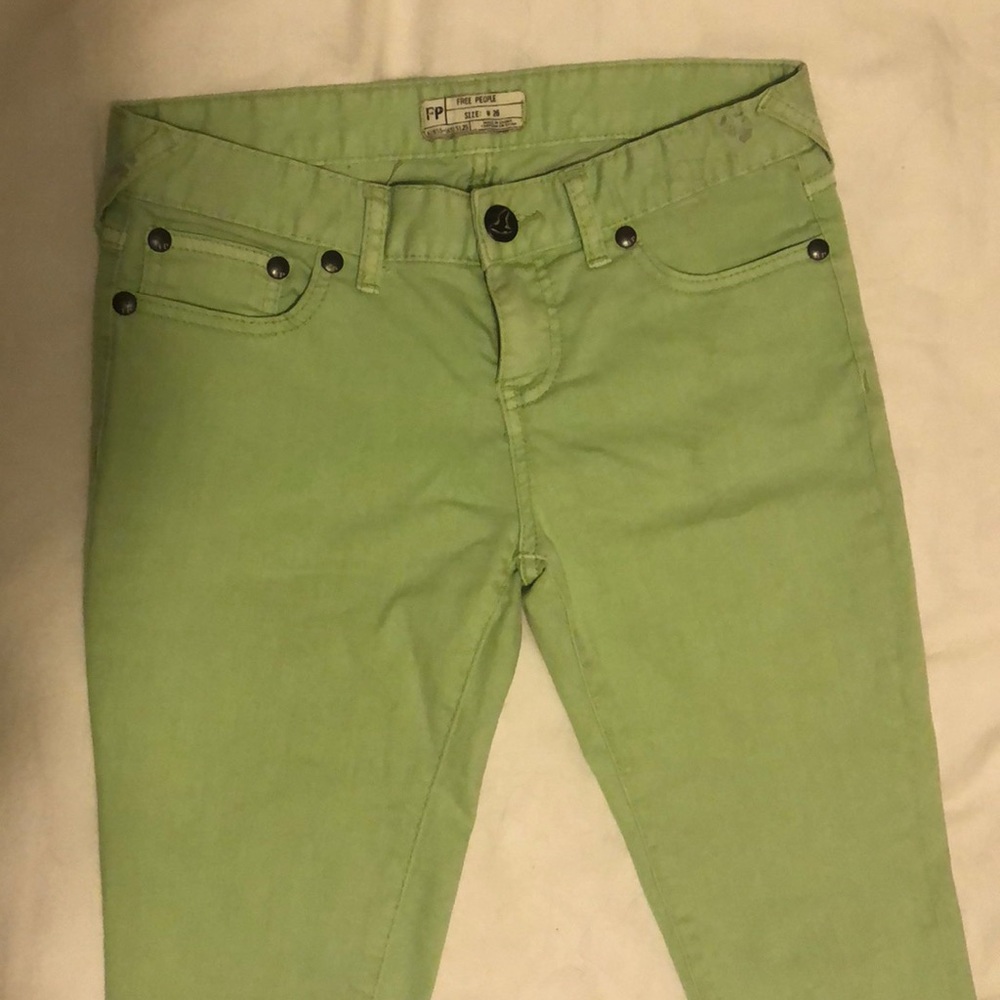 Free people colored jeans